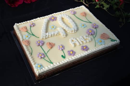 Entremet decor floral