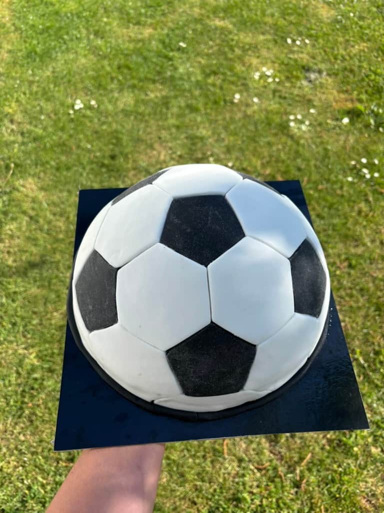 Trompe l'oeil ballon de foot